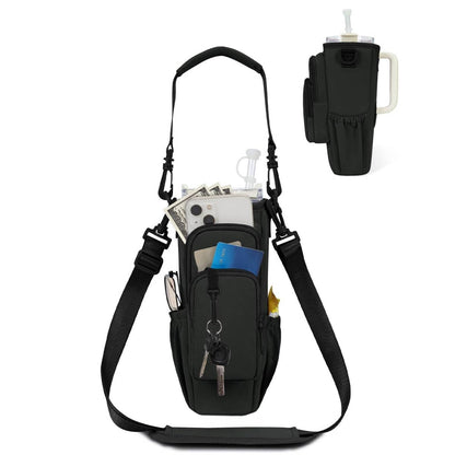 Water Bottle Sling Bag with Phone Pocket