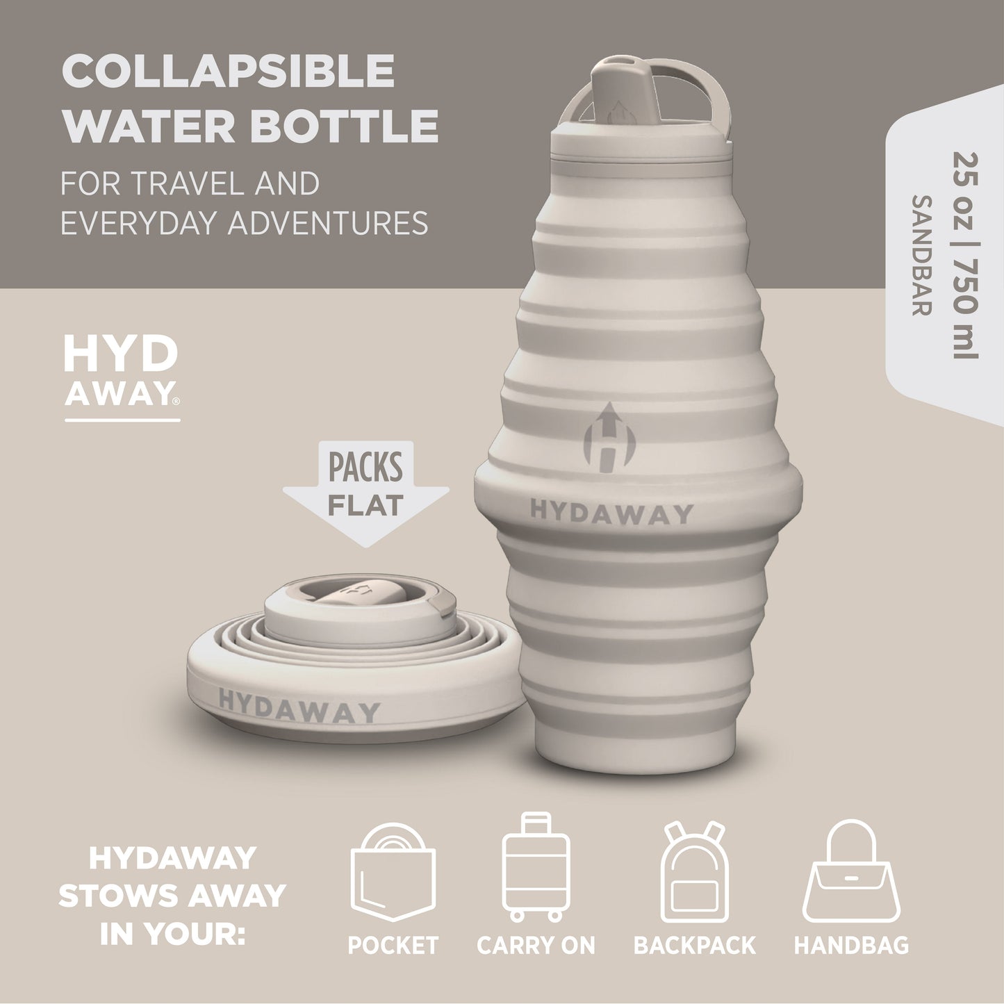 Collapsible Water Bottle | 25oz