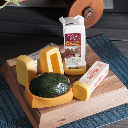 Silicone Food Savers: Cheese and Butter Set