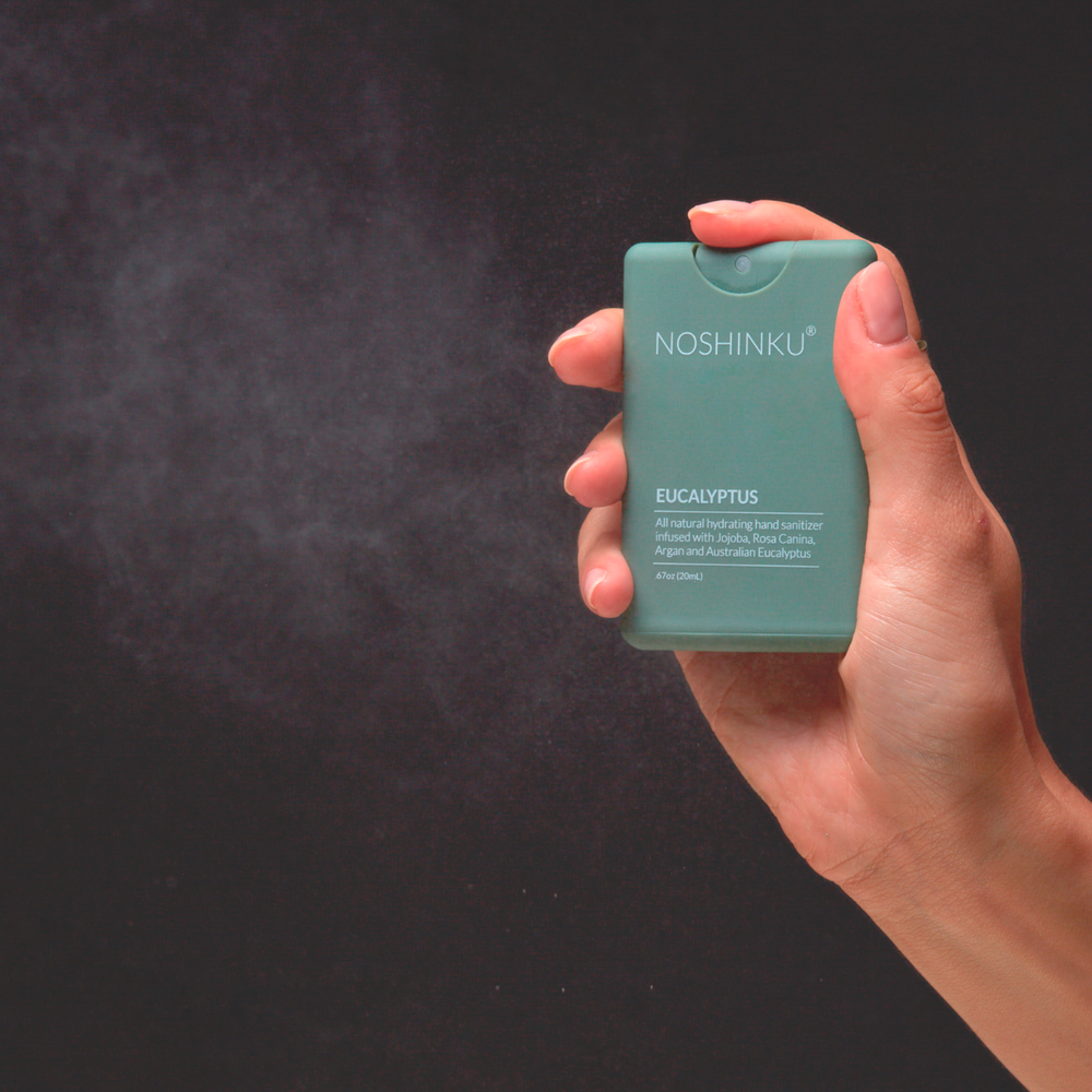Noshinku Refillable Pocket Hand Sanitizer Set— Eucalyptus, Lavender and Lemon