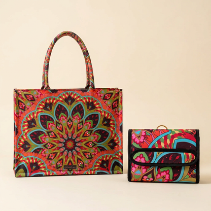 Kaleidoscope Crush matching bag and tote